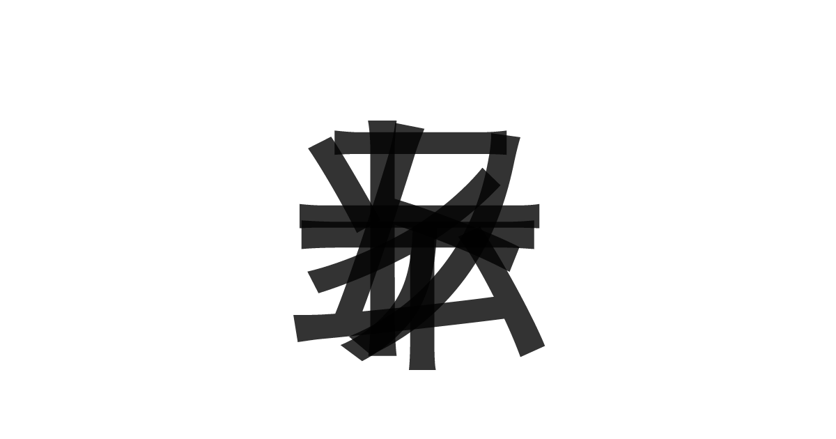 「ティムソート」の重ね文字