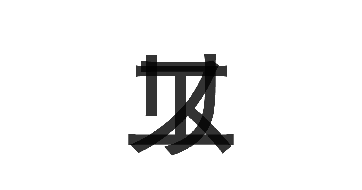 「エリス」の重ね文字