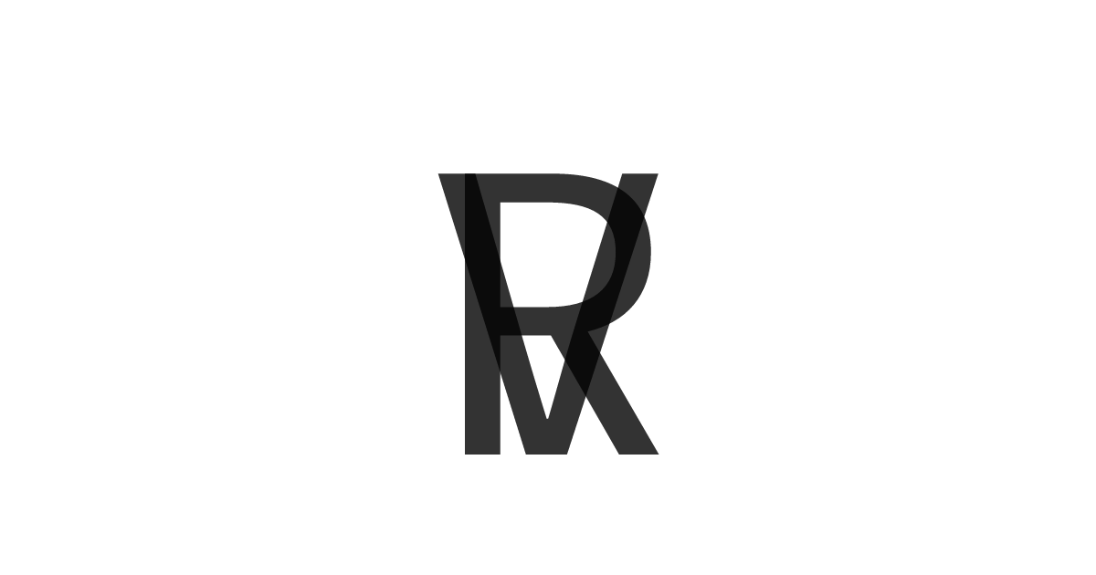 「VR」の重ね文字