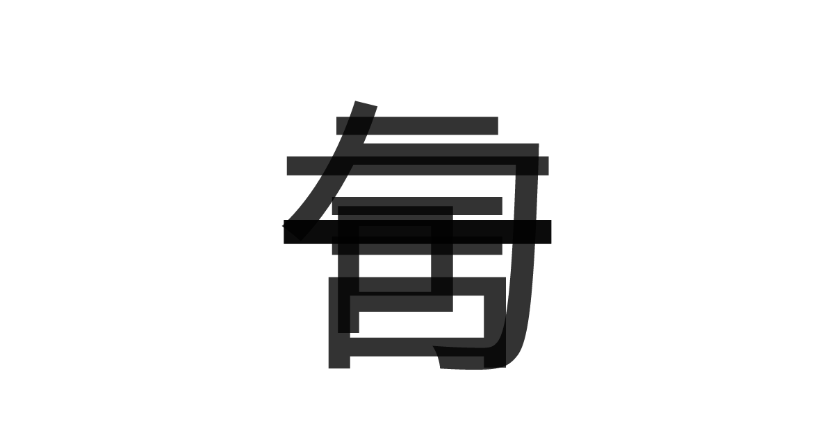 「一言一句」の重ね文字
