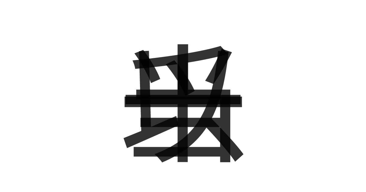 「以一当千」の重ね文字